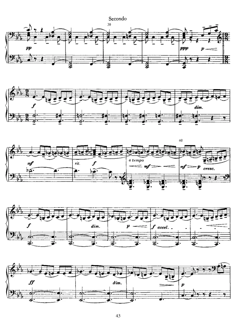 6Pieces,Op11(4Hands)_一万首著名钢琴曲谱哈农贝多芬合集视频教学电子版高清无水印可打印_1古典钢琴知名音乐家谱_拉赫玛尼诺夫钢琴谱全集