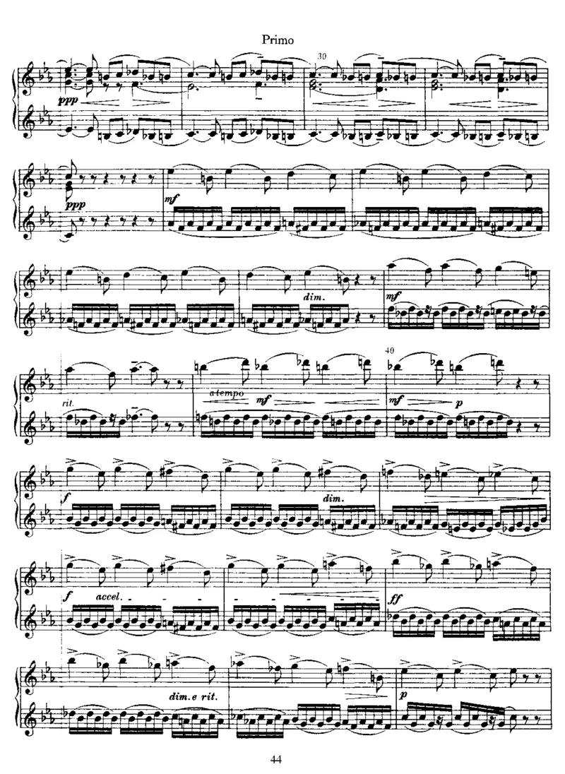 6Pieces,Op11(4Hands)_一万首著名钢琴曲谱哈农贝多芬合集视频教学电子版高清无水印可打印_1古典钢琴知名音乐家谱_拉赫玛尼诺夫钢琴谱全集