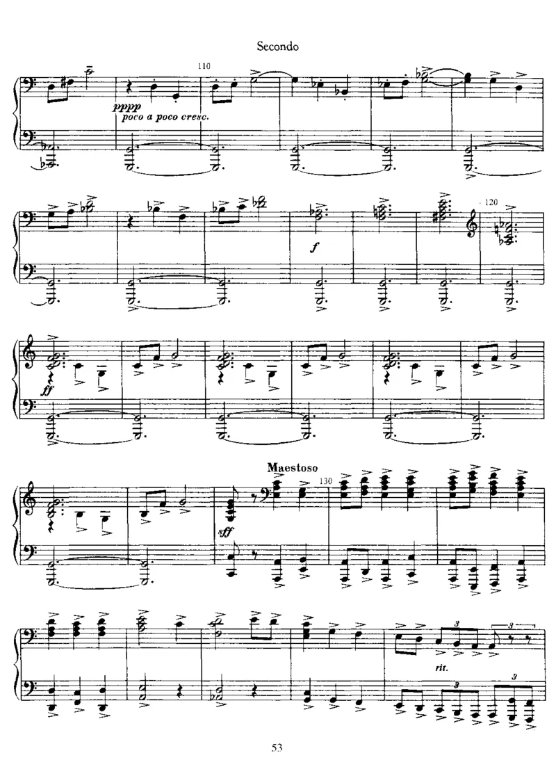 6Pieces,Op11(4Hands)_一万首著名钢琴曲谱哈农贝多芬合集视频教学电子版高清无水印可打印_1古典钢琴知名音乐家谱_拉赫玛尼诺夫钢琴谱全集