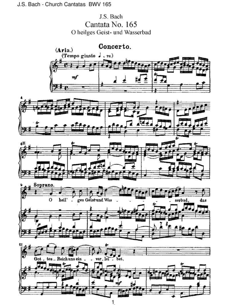 BWV165OheilgesGeist-undWasserbad_一万首著名钢琴曲谱哈农贝多芬合集视频教学电子版高清无水印可打印_1古典钢琴知名音乐家谱_巴赫钢琴谱全集_J.S巴赫作品全集