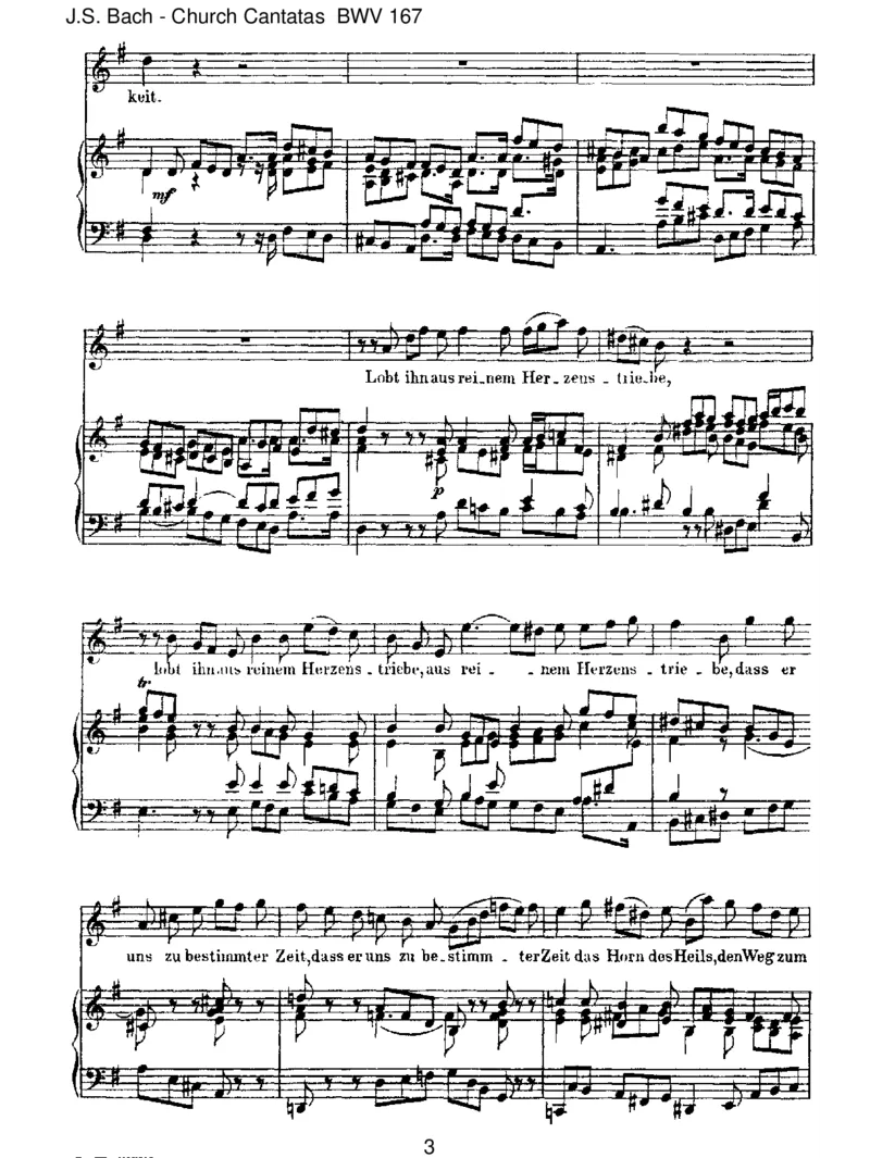 BWV167IhrMenschen,r&uuml;hmetGottesLiebe_一万首著名钢琴曲谱哈农贝多芬合集视频教学电子版高清无水印可打印_1古典钢琴知名音乐家谱_巴赫钢琴谱全集_J.S巴赫作品全集