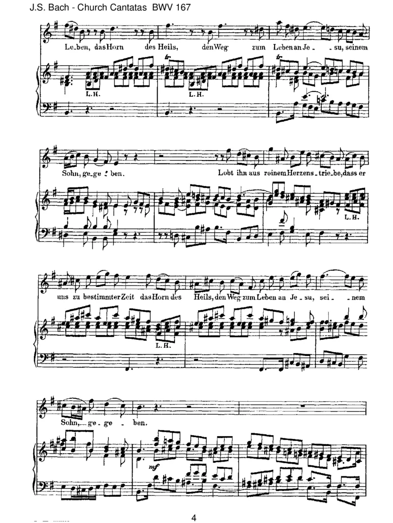 BWV167IhrMenschen,r&uuml;hmetGottesLiebe_一万首著名钢琴曲谱哈农贝多芬合集视频教学电子版高清无水印可打印_1古典钢琴知名音乐家谱_巴赫钢琴谱全集_J.S巴赫作品全集