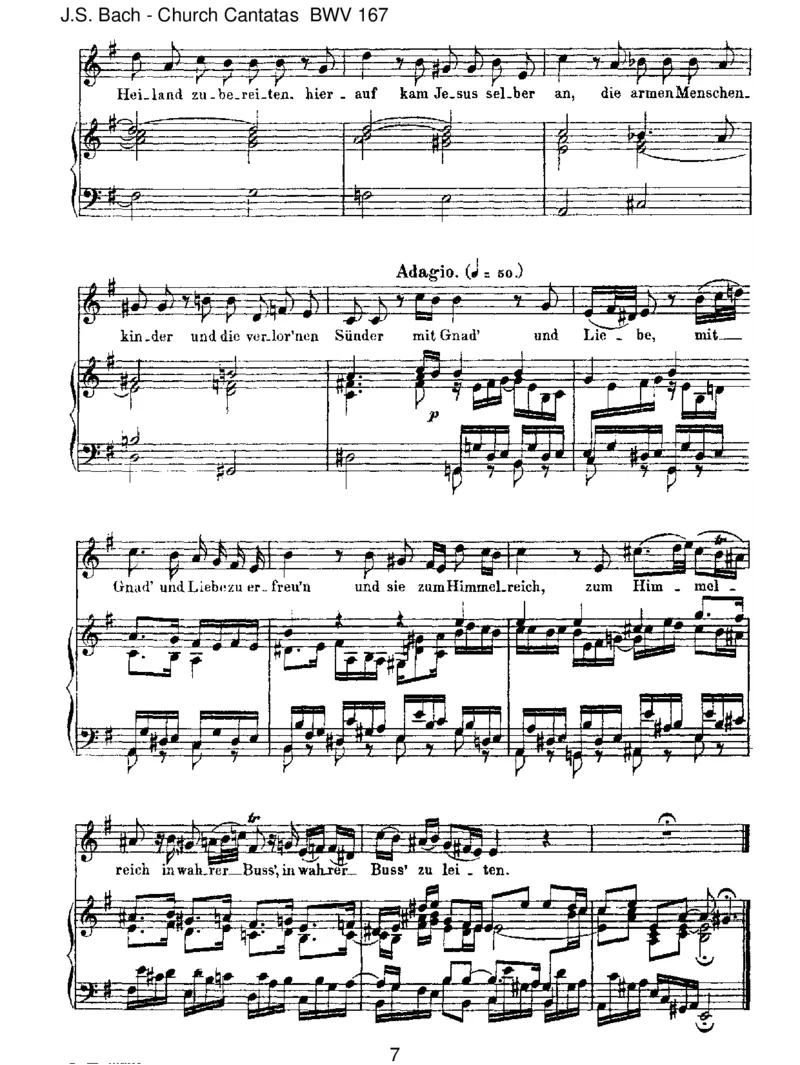 BWV167IhrMenschen,r&uuml;hmetGottesLiebe_一万首著名钢琴曲谱哈农贝多芬合集视频教学电子版高清无水印可打印_1古典钢琴知名音乐家谱_巴赫钢琴谱全集_J.S巴赫作品全集