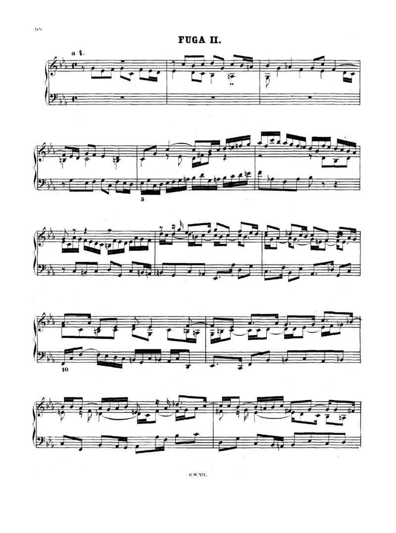 BWV870-893_一万首著名钢琴曲谱哈农贝多芬合集视频教学电子版高清无水印可打印_1古典钢琴知名音乐家谱_巴赫钢琴谱全集