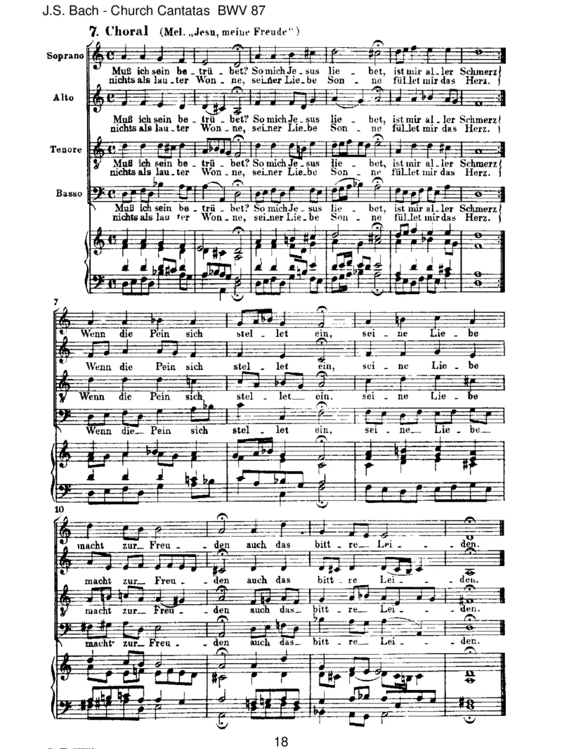 BWV87Bisherhabtihrnichtsgebeten_一万首著名钢琴曲谱哈农贝多芬合集视频教学电子版高清无水印可打印_1古典钢琴知名音乐家谱_巴赫钢琴谱全集_J.S巴赫作品全集_JohannSebastianBach(1685-1750)巴赫