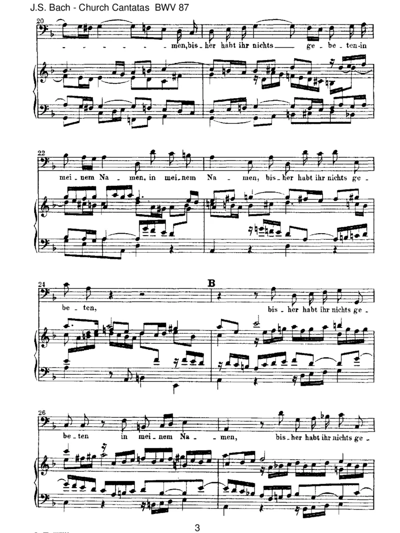 BWV87Bisherhabtihrnichtsgebeten_一万首著名钢琴曲谱哈农贝多芬合集视频教学电子版高清无水印可打印_1古典钢琴知名音乐家谱_巴赫钢琴谱全集_J.S巴赫作品全集_JohannSebastianBach(1685-1750)巴赫