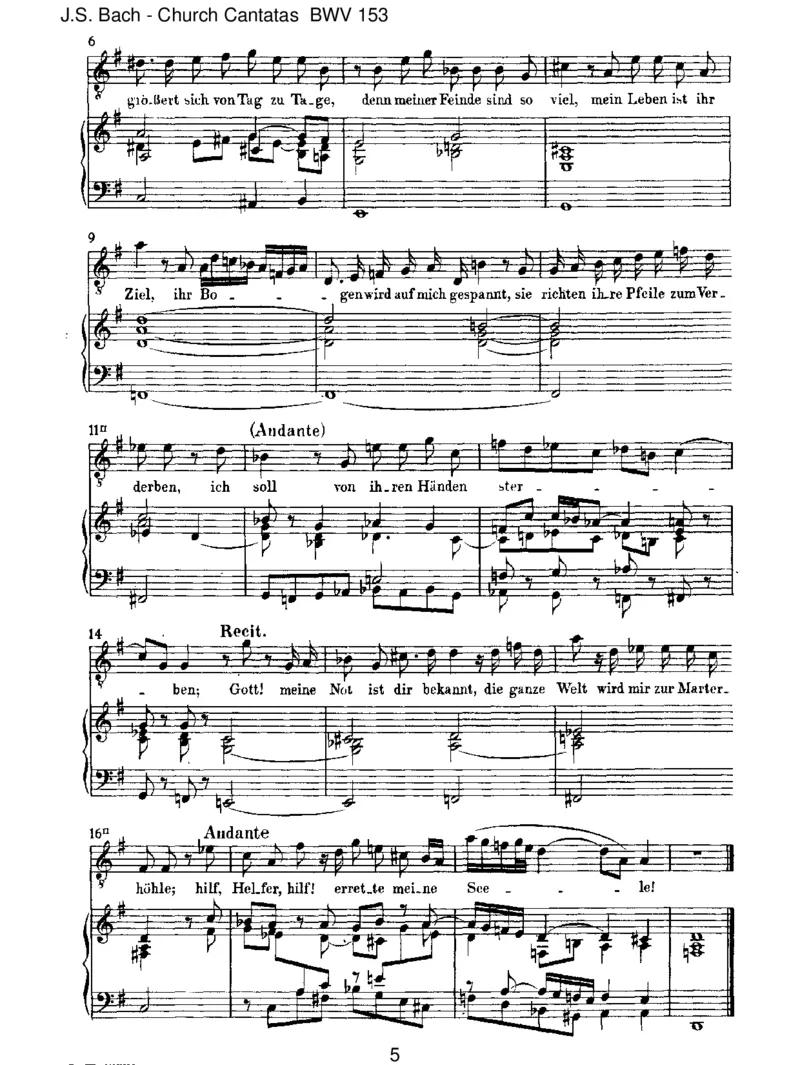 BWV153Schau,lieberGott,wiemeineFeind_一万首著名钢琴曲谱哈农贝多芬合集视频教学电子版高清无水印可打印_1古典钢琴知名音乐家谱_巴赫钢琴谱全集_J.S巴赫作品全集