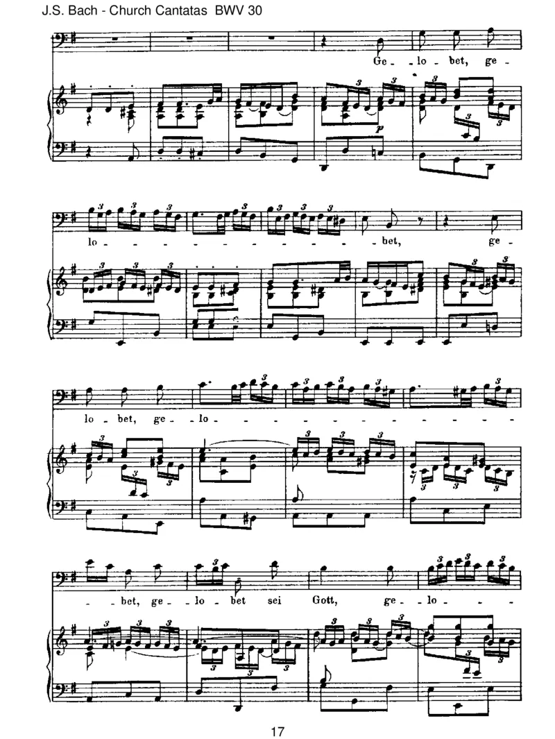 BWV30Freudich,erl_steSchar_一万首著名钢琴曲谱哈农贝多芬合集视频教学电子版高清无水印可打印_1古典钢琴知名音乐家谱_巴赫钢琴谱全集_J.S巴赫作品全集_JohannSebastianBach(1685-1750)巴赫