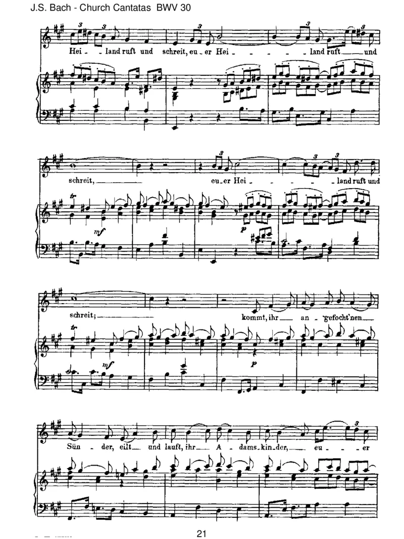 BWV30Freudich,erl_steSchar_一万首著名钢琴曲谱哈农贝多芬合集视频教学电子版高清无水印可打印_1古典钢琴知名音乐家谱_巴赫钢琴谱全集_J.S巴赫作品全集_JohannSebastianBach(1685-1750)巴赫