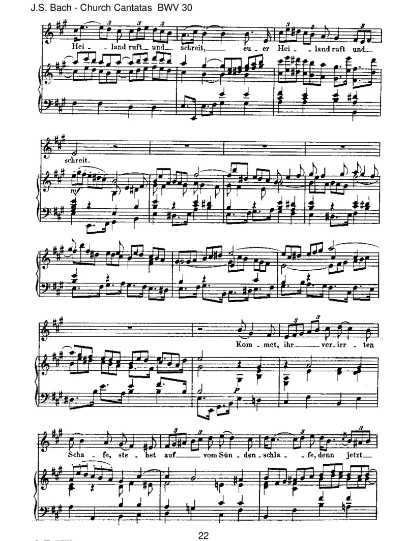 BWV30Freudich,erl_steSchar_一万首著名钢琴曲谱哈农贝多芬合集视频教学电子版高清无水印可打印_1古典钢琴知名音乐家谱_巴赫钢琴谱全集_J.S巴赫作品全集_JohannSebastianBach(1685-1750)巴赫