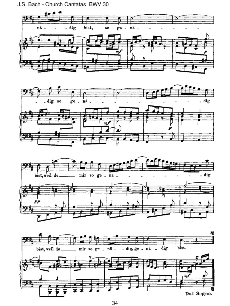 BWV30Freudich,erl_steSchar_一万首著名钢琴曲谱哈农贝多芬合集视频教学电子版高清无水印可打印_1古典钢琴知名音乐家谱_巴赫钢琴谱全集_J.S巴赫作品全集_JohannSebastianBach(1685-1750)巴赫