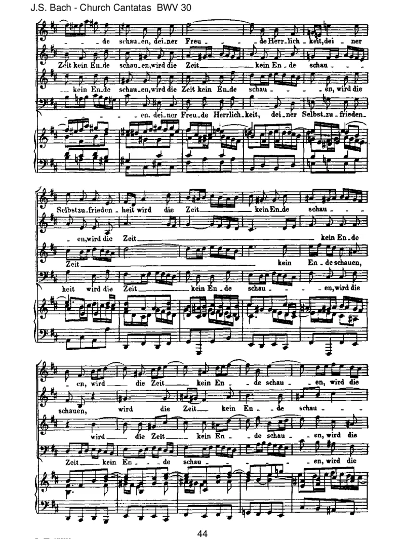 BWV30Freudich,erl_steSchar_一万首著名钢琴曲谱哈农贝多芬合集视频教学电子版高清无水印可打印_1古典钢琴知名音乐家谱_巴赫钢琴谱全集_J.S巴赫作品全集_JohannSebastianBach(1685-1750)巴赫