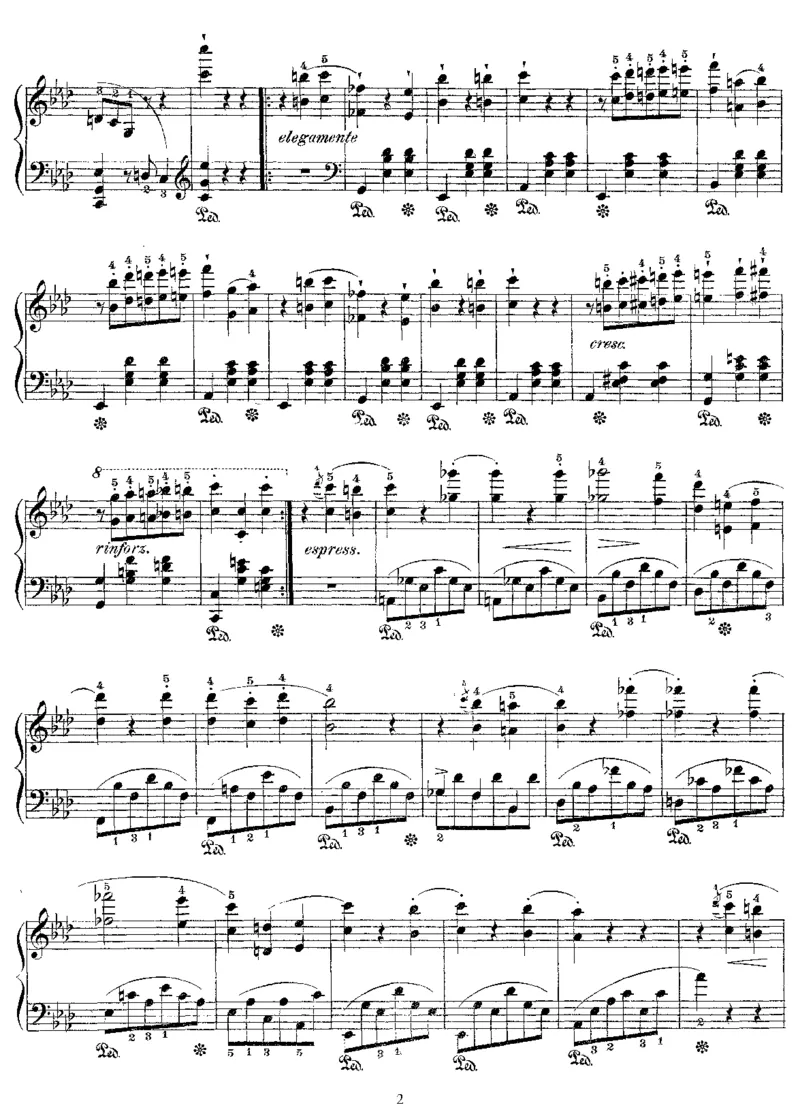 AlbumLeafinAb(1)_一万首著名钢琴曲谱哈农贝多芬合集视频教学电子版高清无水印可打印_1古典钢琴知名音乐家谱_李斯特钢琴谱全集_其他作品