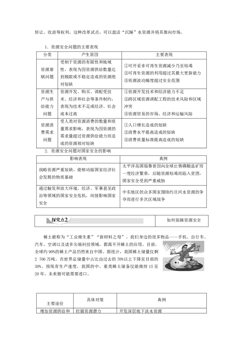 选择性必修3全册知识点考点重点难点总结高二下学期地理人教版（2019）_E015高中全科试卷_地理试题_选修3_5.知识汇总