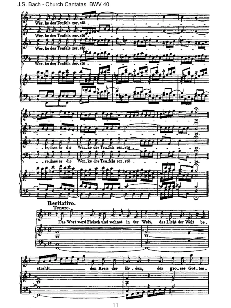 BWV40DazuisterschienenderSohnGottes_一万首著名钢琴曲谱哈农贝多芬合集视频教学电子版高清无水印可打印_1古典钢琴知名音乐家谱_巴赫钢琴谱全集_J.S巴赫作品全集
