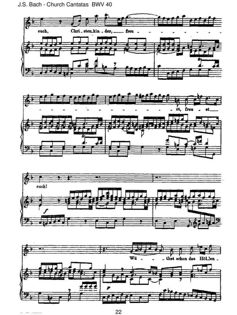 BWV40DazuisterschienenderSohnGottes_一万首著名钢琴曲谱哈农贝多芬合集视频教学电子版高清无水印可打印_1古典钢琴知名音乐家谱_巴赫钢琴谱全集_J.S巴赫作品全集