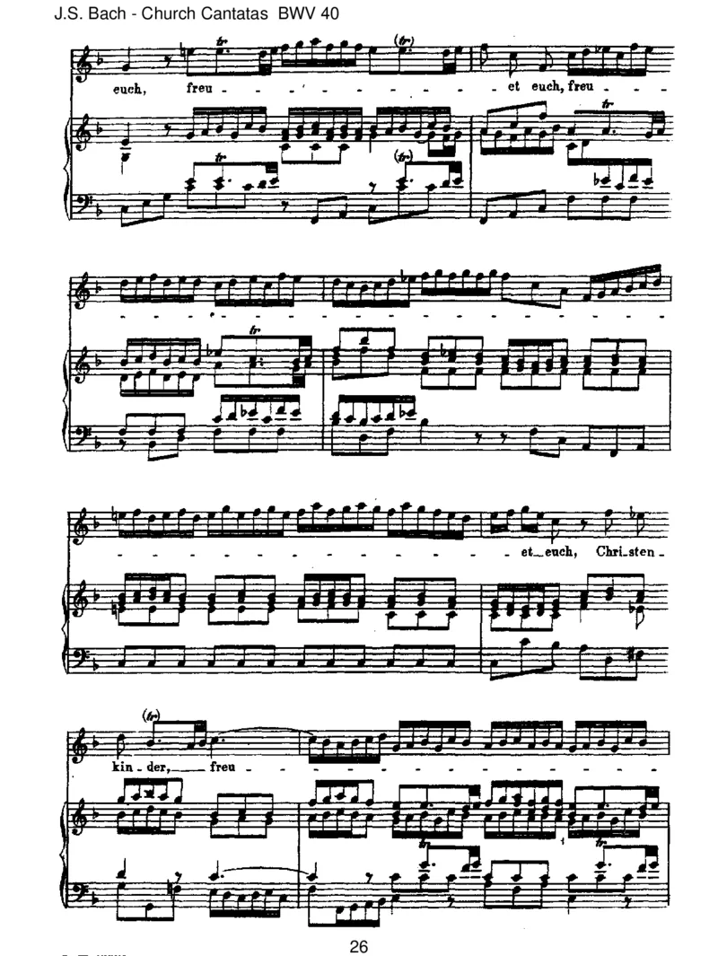 BWV40DazuisterschienenderSohnGottes_一万首著名钢琴曲谱哈农贝多芬合集视频教学电子版高清无水印可打印_1古典钢琴知名音乐家谱_巴赫钢琴谱全集_J.S巴赫作品全集
