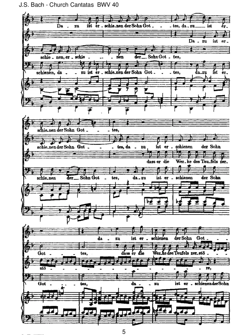 BWV40DazuisterschienenderSohnGottes_一万首著名钢琴曲谱哈农贝多芬合集视频教学电子版高清无水印可打印_1古典钢琴知名音乐家谱_巴赫钢琴谱全集_J.S巴赫作品全集