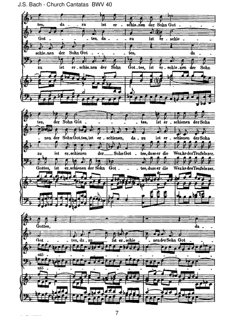 BWV40DazuisterschienenderSohnGottes_一万首著名钢琴曲谱哈农贝多芬合集视频教学电子版高清无水印可打印_1古典钢琴知名音乐家谱_巴赫钢琴谱全集_J.S巴赫作品全集