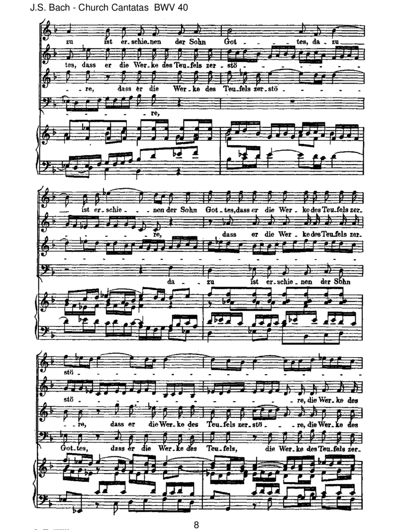 BWV40DazuisterschienenderSohnGottes_一万首著名钢琴曲谱哈农贝多芬合集视频教学电子版高清无水印可打印_1古典钢琴知名音乐家谱_巴赫钢琴谱全集_J.S巴赫作品全集