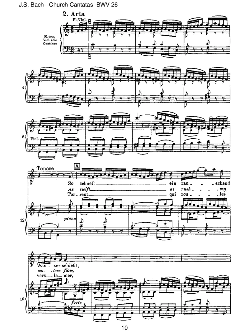BWV26Achwiefl&uuml;chtig,achwienichtig_一万首著名钢琴曲谱哈农贝多芬合集视频教学电子版高清无水印可打印_1古典钢琴知名音乐家谱_巴赫钢琴谱全集_J.S巴赫作品全集