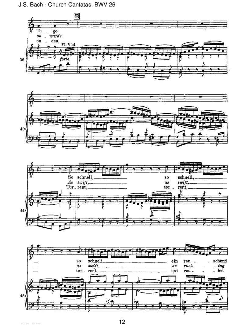 BWV26Achwiefl&uuml;chtig,achwienichtig_一万首著名钢琴曲谱哈农贝多芬合集视频教学电子版高清无水印可打印_1古典钢琴知名音乐家谱_巴赫钢琴谱全集_J.S巴赫作品全集