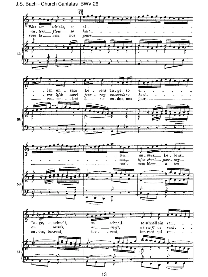 BWV26Achwiefl&uuml;chtig,achwienichtig_一万首著名钢琴曲谱哈农贝多芬合集视频教学电子版高清无水印可打印_1古典钢琴知名音乐家谱_巴赫钢琴谱全集_J.S巴赫作品全集