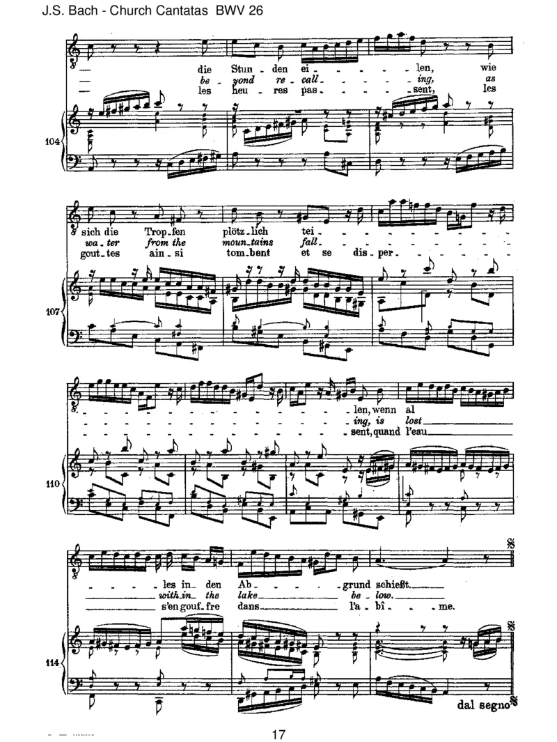 BWV26Achwiefl&uuml;chtig,achwienichtig_一万首著名钢琴曲谱哈农贝多芬合集视频教学电子版高清无水印可打印_1古典钢琴知名音乐家谱_巴赫钢琴谱全集_J.S巴赫作品全集