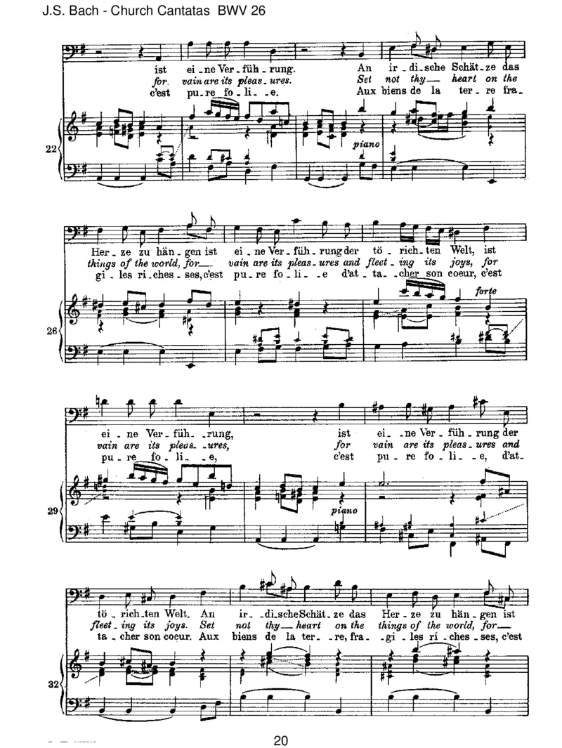 BWV26Achwiefl&uuml;chtig,achwienichtig_一万首著名钢琴曲谱哈农贝多芬合集视频教学电子版高清无水印可打印_1古典钢琴知名音乐家谱_巴赫钢琴谱全集_J.S巴赫作品全集