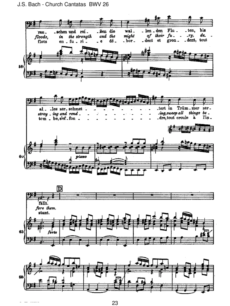 BWV26Achwiefl&uuml;chtig,achwienichtig_一万首著名钢琴曲谱哈农贝多芬合集视频教学电子版高清无水印可打印_1古典钢琴知名音乐家谱_巴赫钢琴谱全集_J.S巴赫作品全集