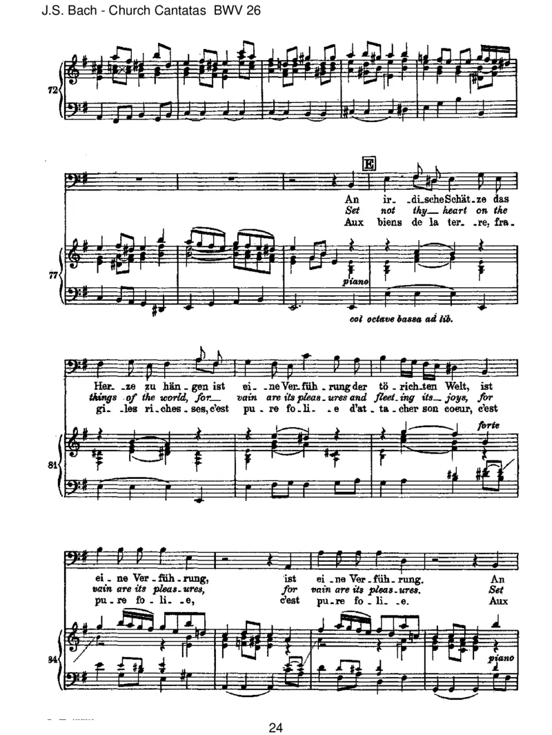 BWV26Achwiefl&uuml;chtig,achwienichtig_一万首著名钢琴曲谱哈农贝多芬合集视频教学电子版高清无水印可打印_1古典钢琴知名音乐家谱_巴赫钢琴谱全集_J.S巴赫作品全集