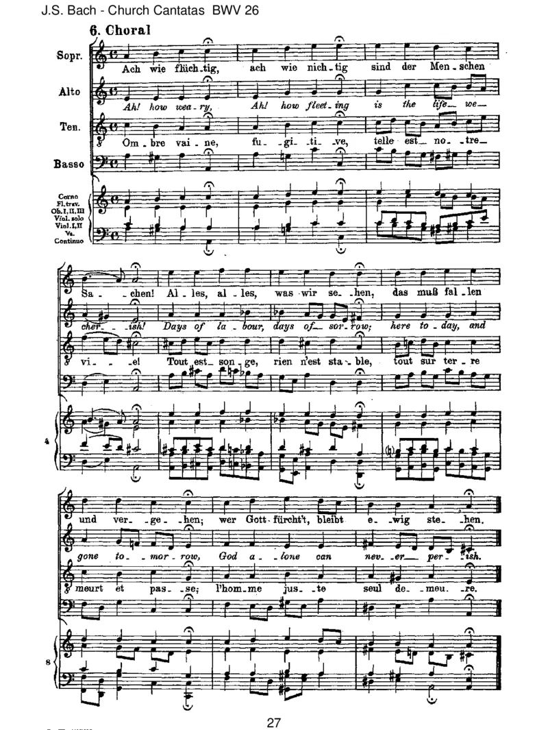 BWV26Achwiefl&uuml;chtig,achwienichtig_一万首著名钢琴曲谱哈农贝多芬合集视频教学电子版高清无水印可打印_1古典钢琴知名音乐家谱_巴赫钢琴谱全集_J.S巴赫作品全集
