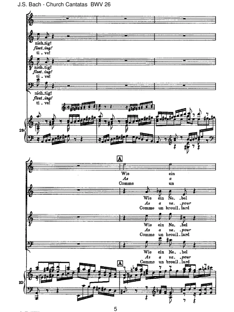 BWV26Achwiefl&uuml;chtig,achwienichtig_一万首著名钢琴曲谱哈农贝多芬合集视频教学电子版高清无水印可打印_1古典钢琴知名音乐家谱_巴赫钢琴谱全集_J.S巴赫作品全集
