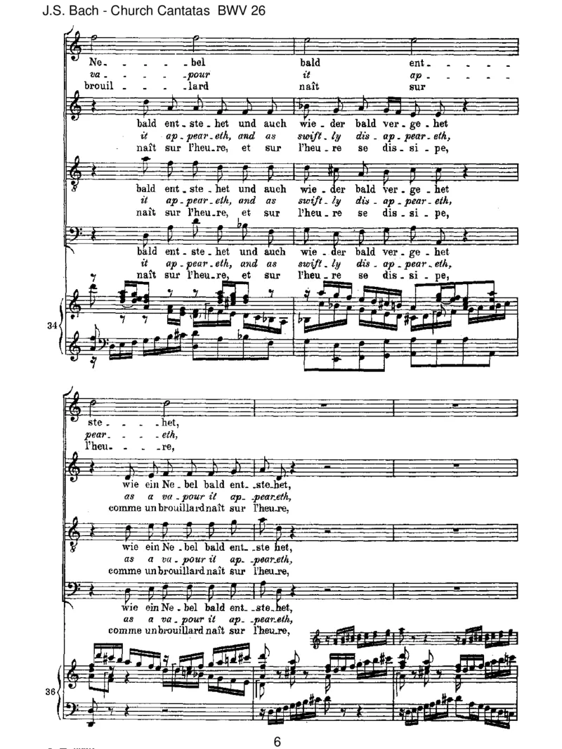 BWV26Achwiefl&uuml;chtig,achwienichtig_一万首著名钢琴曲谱哈农贝多芬合集视频教学电子版高清无水印可打印_1古典钢琴知名音乐家谱_巴赫钢琴谱全集_J.S巴赫作品全集