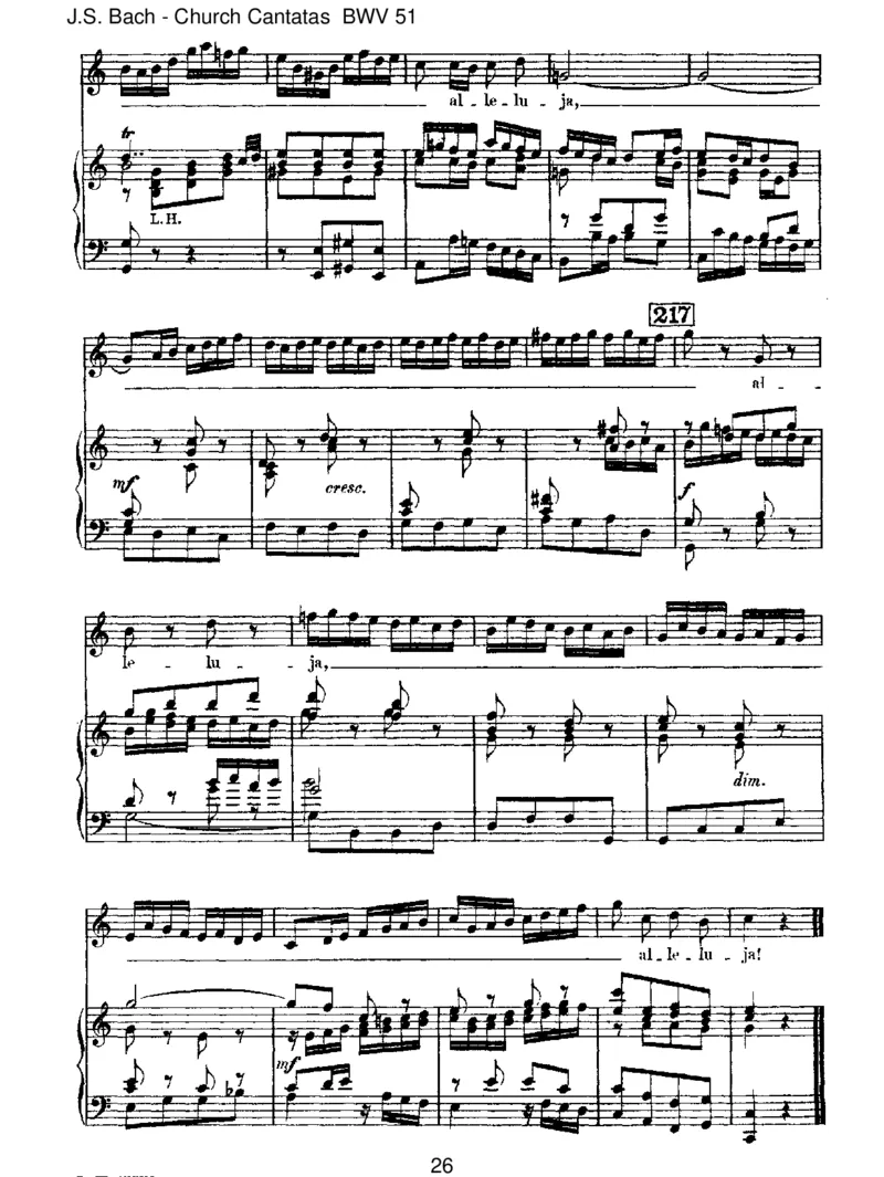 BWV51JauchzetGottinallenLanden!_一万首著名钢琴曲谱哈农贝多芬合集视频教学电子版高清无水印可打印_1古典钢琴知名音乐家谱_巴赫钢琴谱全集_J.S巴赫作品全集_JohannSebastianBach(1685-1750)巴赫