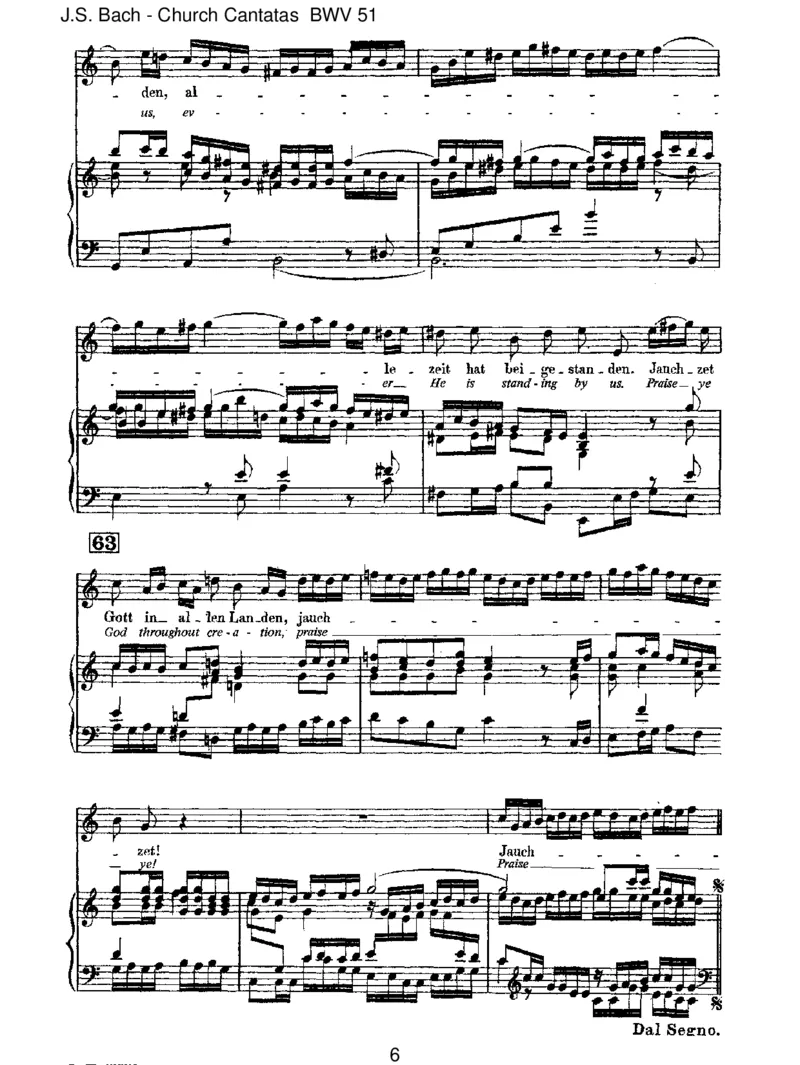 BWV51JauchzetGottinallenLanden!_一万首著名钢琴曲谱哈农贝多芬合集视频教学电子版高清无水印可打印_1古典钢琴知名音乐家谱_巴赫钢琴谱全集_J.S巴赫作品全集_JohannSebastianBach(1685-1750)巴赫
