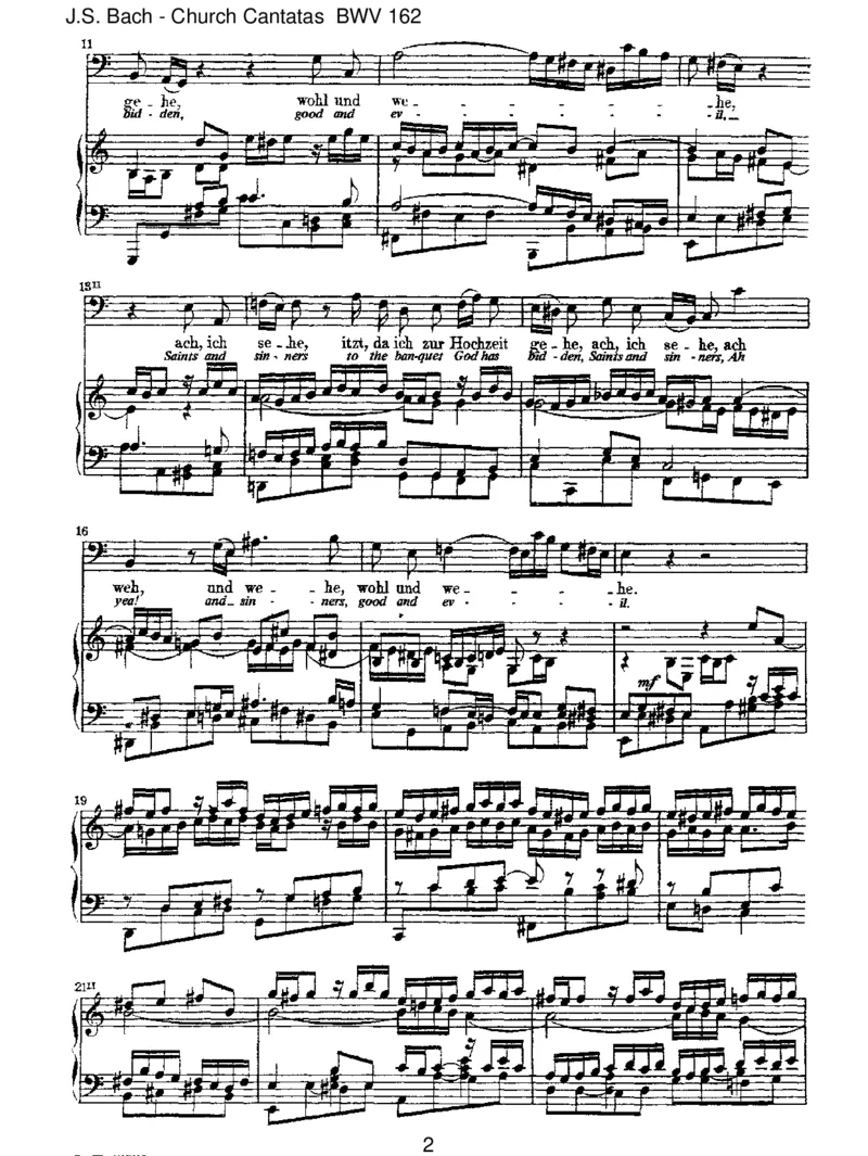 BWV162Ach!ichsehe,jetzt,daichzurHochzeitgehe_一万首著名钢琴曲谱哈农贝多芬合集视频教学电子版高清无水印可打印_1古典钢琴知名音乐家谱_巴赫钢琴谱全集_J.S巴赫作品全集