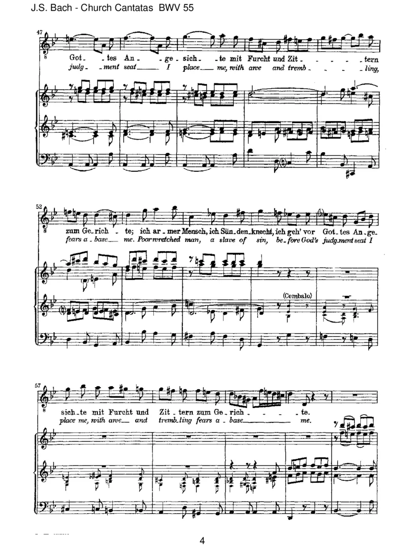 BWV55IcharmerMensch,ichS&uuml;ndenknecht_一万首著名钢琴曲谱哈农贝多芬合集视频教学电子版高清无水印可打印_1古典钢琴知名音乐家谱_巴赫钢琴谱全集_J.S巴赫作品全集
