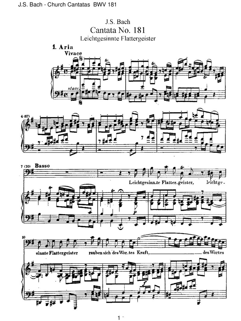 BWV181LeichtgesinnteFlattergeister_一万首著名钢琴曲谱哈农贝多芬合集视频教学电子版高清无水印可打印_1古典钢琴知名音乐家谱_巴赫钢琴谱全集_J.S巴赫作品全集_JohannSebastianBach(1685-1750)巴赫