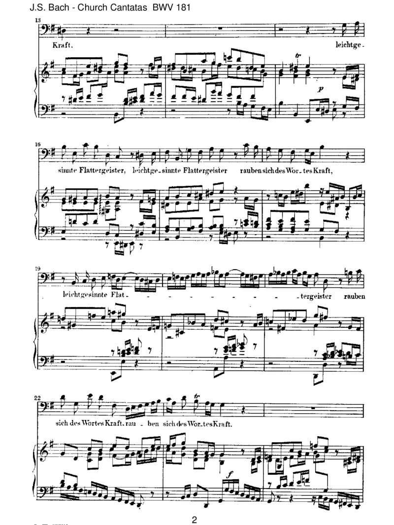 BWV181LeichtgesinnteFlattergeister_一万首著名钢琴曲谱哈农贝多芬合集视频教学电子版高清无水印可打印_1古典钢琴知名音乐家谱_巴赫钢琴谱全集_J.S巴赫作品全集_JohannSebastianBach(1685-1750)巴赫