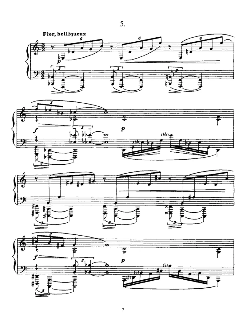 5Preludes,Op74_一万首著名钢琴曲谱哈农贝多芬合集视频教学电子版高清无水印可打印_1古典钢琴知名音乐家谱_斯克里亚宾钢琴谱全集_前奏曲