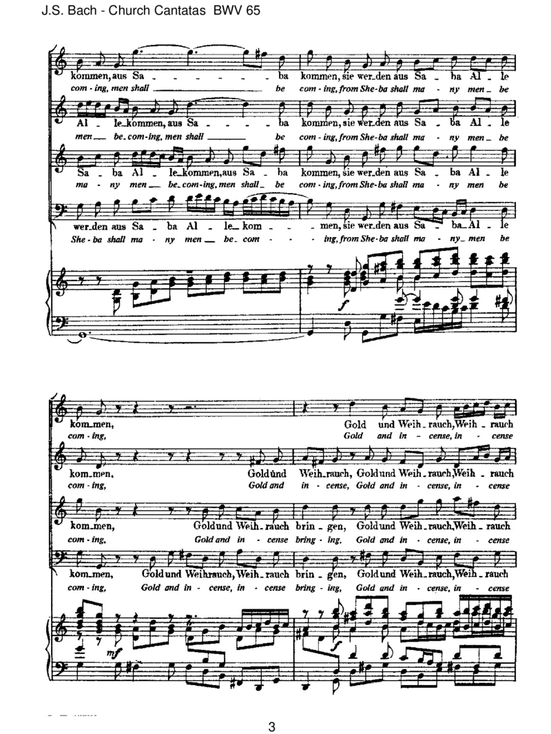 BWV65SiewerdenausSabaallekommen_一万首著名钢琴曲谱哈农贝多芬合集视频教学电子版高清无水印可打印_1古典钢琴知名音乐家谱_巴赫钢琴谱全集_J.S巴赫作品全集