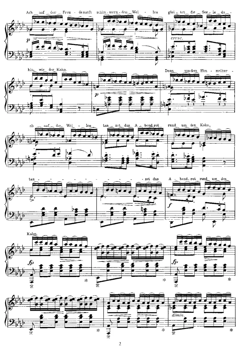 AufdemWasserzusingen(Schubert)_一万首著名钢琴曲谱哈农贝多芬合集视频教学电子版高清无水印可打印_1古典钢琴知名音乐家谱_李斯特钢琴谱全集_改编舒伯特