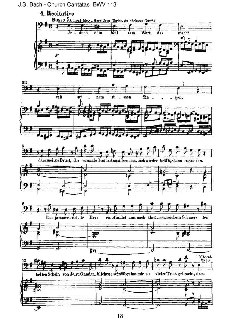 BWV113HerrJesuChrist,duh_chstesGut_一万首著名钢琴曲谱哈农贝多芬合集视频教学电子版高清无水印可打印_1古典钢琴知名音乐家谱_巴赫钢琴谱全集_J.S巴赫作品全集