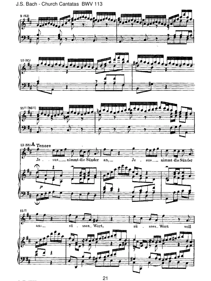 BWV113HerrJesuChrist,duh_chstesGut_一万首著名钢琴曲谱哈农贝多芬合集视频教学电子版高清无水印可打印_1古典钢琴知名音乐家谱_巴赫钢琴谱全集_J.S巴赫作品全集