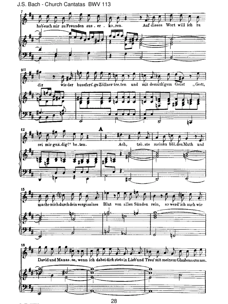 BWV113HerrJesuChrist,duh_chstesGut_一万首著名钢琴曲谱哈农贝多芬合集视频教学电子版高清无水印可打印_1古典钢琴知名音乐家谱_巴赫钢琴谱全集_J.S巴赫作品全集