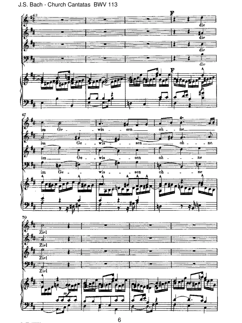 BWV113HerrJesuChrist,duh_chstesGut_一万首著名钢琴曲谱哈农贝多芬合集视频教学电子版高清无水印可打印_1古典钢琴知名音乐家谱_巴赫钢琴谱全集_J.S巴赫作品全集