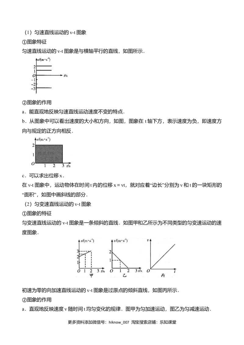 第2.2课匀变速直线运动的速度与时间的关系（原卷版）_E015高中全科试卷_物理试题_必修1_6.专项练习