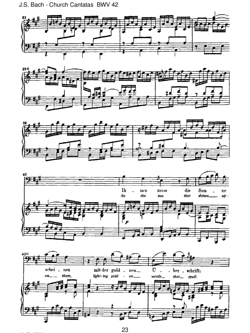 BWV42AmAbendaberdesselbigenSabbats_一万首著名钢琴曲谱哈农贝多芬合集视频教学电子版高清无水印可打印_1古典钢琴知名音乐家谱_巴赫钢琴谱全集_J.S巴赫作品全集