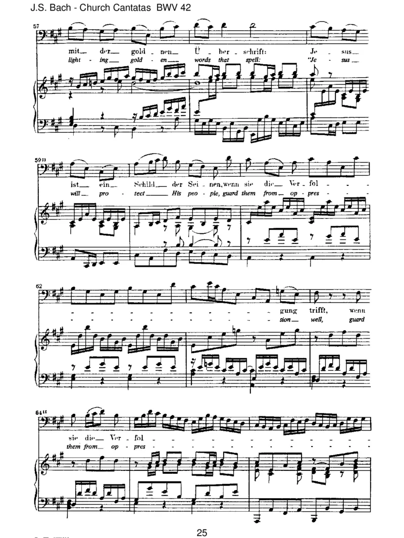 BWV42AmAbendaberdesselbigenSabbats_一万首著名钢琴曲谱哈农贝多芬合集视频教学电子版高清无水印可打印_1古典钢琴知名音乐家谱_巴赫钢琴谱全集_J.S巴赫作品全集